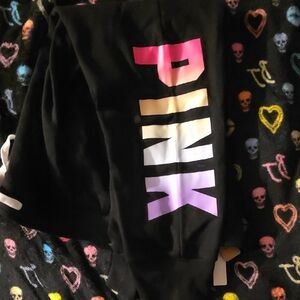 PINK Victoria's Secret Joggers/sweatpants with Multicolor Logo BRAND NEW